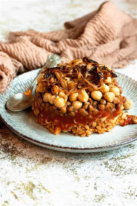 Koshari Is The National Dish Of Egypt Made By Layering Lentils Pasta