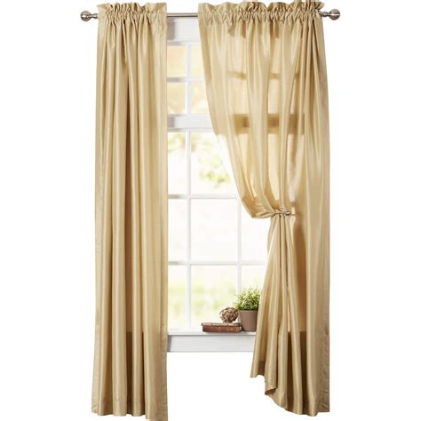 Three Posts Taylorstown Faux Silk Curtain Panel And Reviews Wayfair