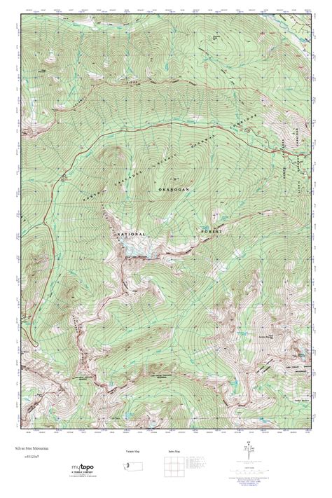 Mytopo Silver Star Mountain Washington Usgs Quad Topo Map