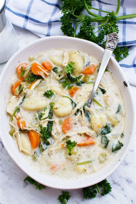 Maybe you would like to learn more about one of these? Easy crockpot chicken gnocchi soup (Olive Garden copycat ...