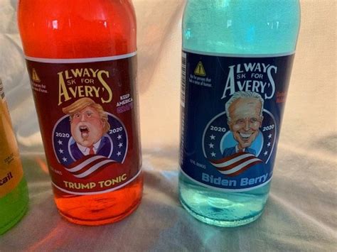 2020 Presidential Campaign Trump And Biden Soda By Averys Soda Ebay