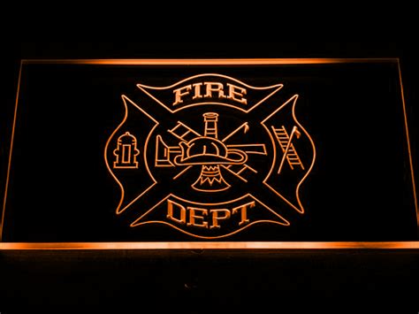 Fire Department Led Neon Sign Safespecial