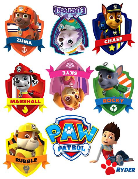 Iron On Sheet Of Paper With Paw Patrol Logo And By Pollysaprons Paw