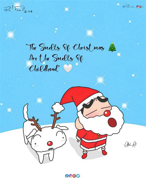 Shinchan Christmas Quote 🎄⛄ Christmas Quotes Christmas Smell Love