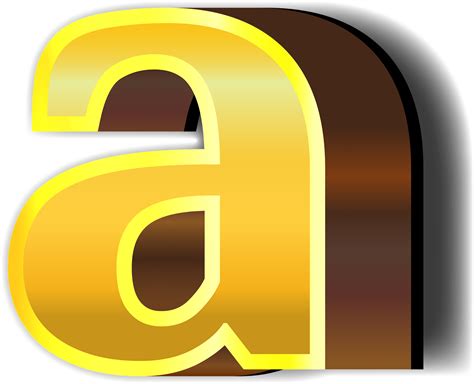 Shiny Gold Alphabet Letters 22351859 Png