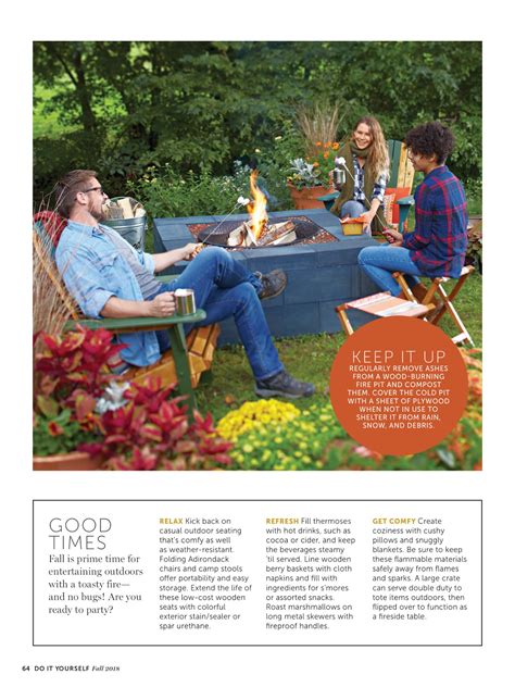 Please let a comment when you see dead links. "Fire Side" from Do-It-Yourself Magazine, Fall 2018. Read it on the Texture app-unlimited ...