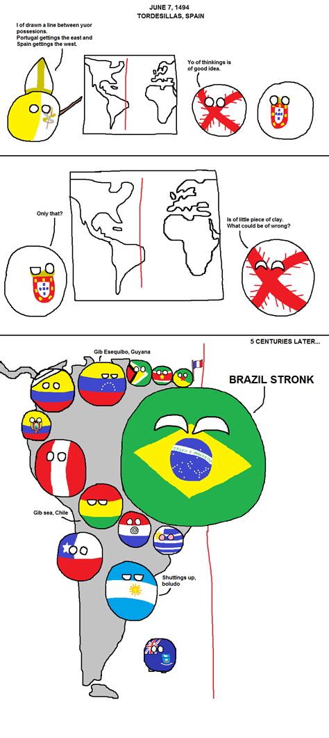 Daily lol pics funny memes portugal, not spain. Treaty of Tordesillas : polandball