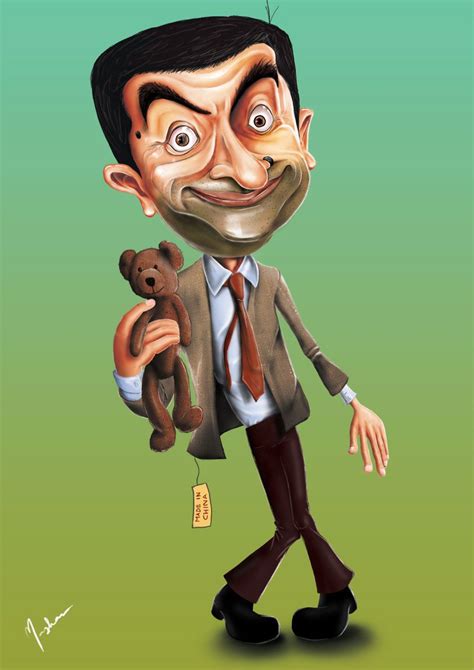 mr bean funny caricatures celebrity caricatures dark art drawings art drawings sketches