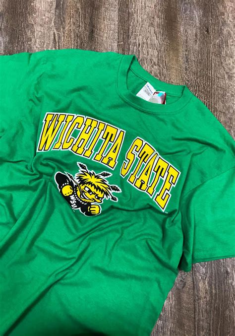 Wichita State Shockers Green St Pats Short Sleeve T Shirt In 2021 Long Sleeve Tshirt Men T