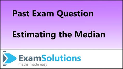 Many histograms of real data are bell shaped. Median in a histogram | Edexcel S1 June 2012 Q5(c ...