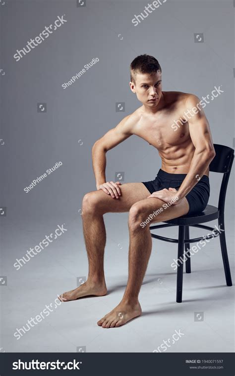 Sexy Shirtless Man Sitting In Chair Images Stock Photos Vectors Shutterstock