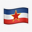 "Yugoslavia Flag Emoji" Sticker for Sale by Balkanski | Redbubble