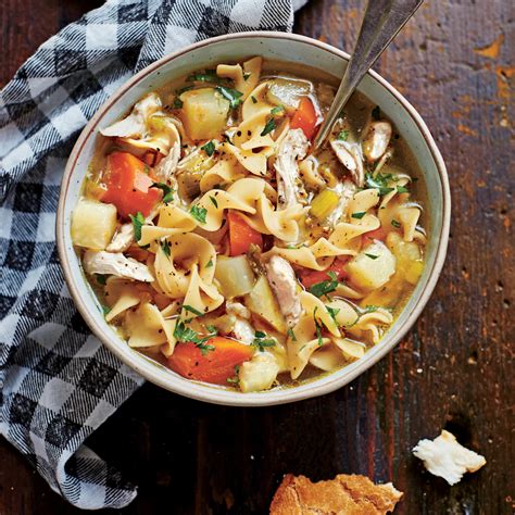 We think it tastes better, and is a hearty soup. Soulful Chicken Soup Recipe | MyRecipes