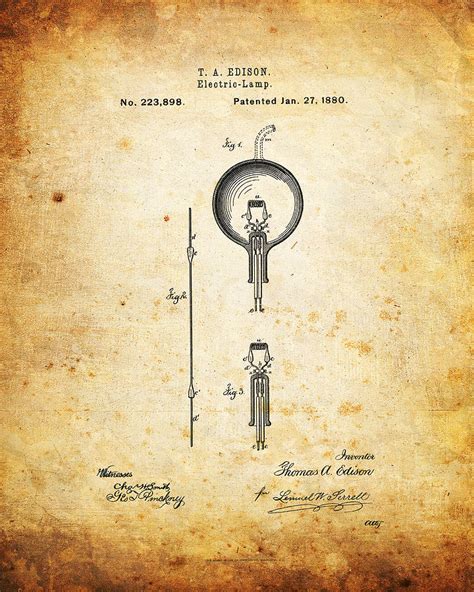 Edisons Patent Photograph By Ricky Barnard Pixels