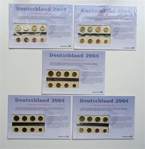Germany Euro Coin Proof Sets 2004 A D F G J Catawiki