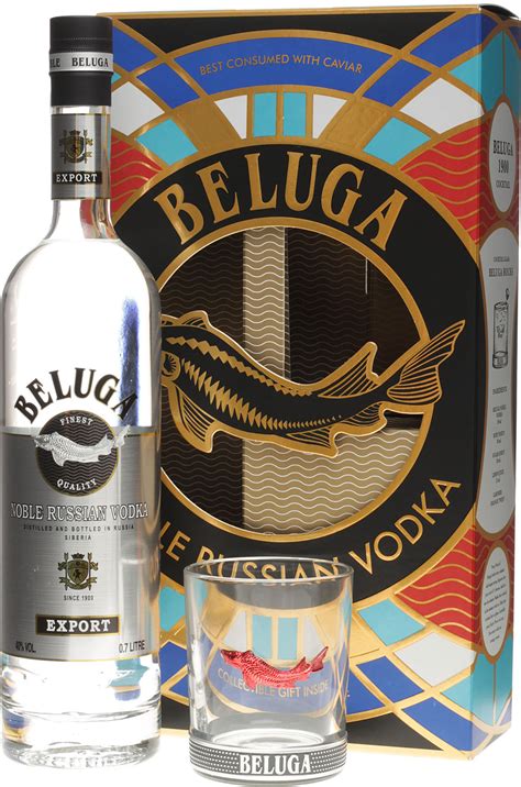 Beluga Vodka Geschenkset Mit Glas In Der 700 Ml Flasche