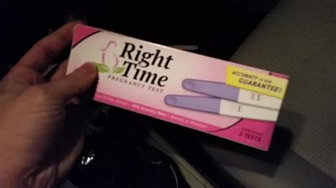 False Positive Pregnancy Test Prank Amazon Com Right Time Prank Joke Pregnancy Test Always