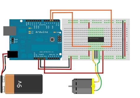How To Drive Dc Motor Using L293d With Arduino Community Of Robots