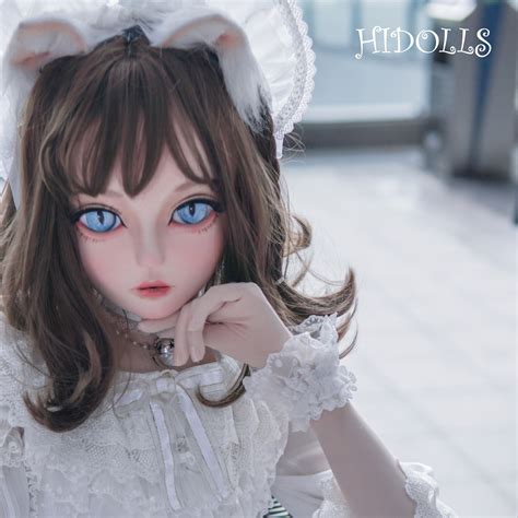 hd01 ying hidolls handmade female girl resin half head cosplay japanese role play bjd kigurumi