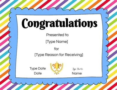 Celebrate Achievements With A Custom Congratulations Certificate