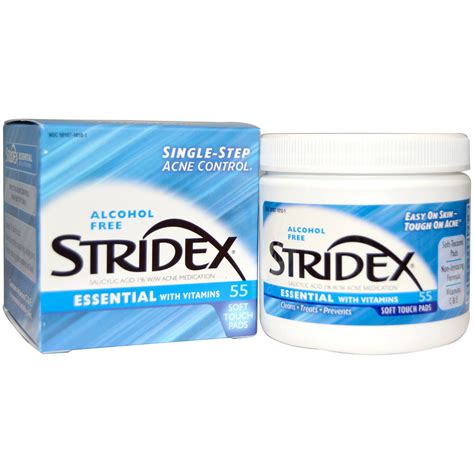 Stridex Single Step Acne Control Alcohol Free 55 Soft Touch Pads 4