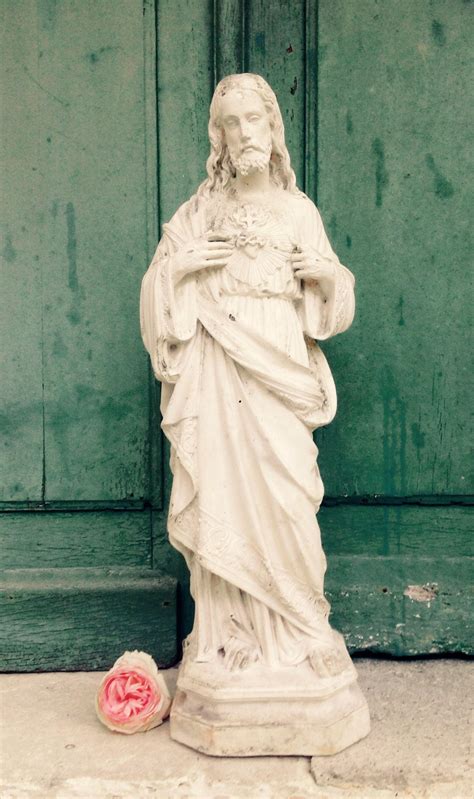 Beautiful French catholic Statue of our lord Jesus Christ of very large ...