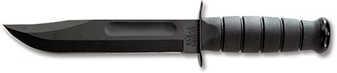 Ka Bar Fighting Utility Knife Black Plain Edge Hard Sheath1