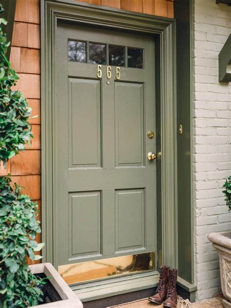 Pin By Barbaramanning On Greygreen Paint Colours Painted Front Doors