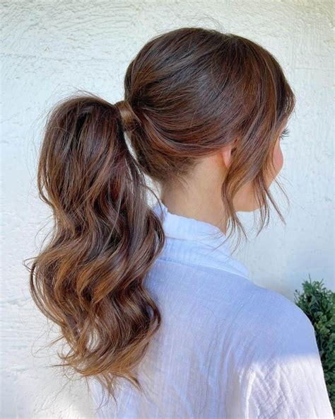 Messy Ponytail Hairstyles Messy High Ponytails Hairstyles With Bangs