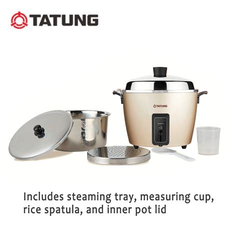 Tatung Multi Functional Stainless Steel Inner Pot Rice Cooker