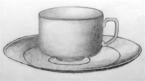 How To Draw Cup And Saucer For Beginners Step By Stepdrawing Cup And