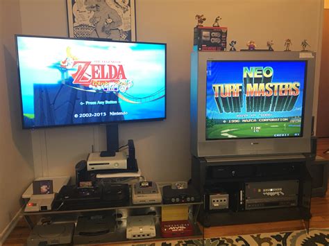 My Retro Gaming Setup Got An Hdmi Upgrade Video Game Rooms Game Room