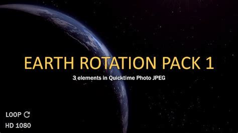 Earth Rotate Pack 1 Motion Graphics Videohive