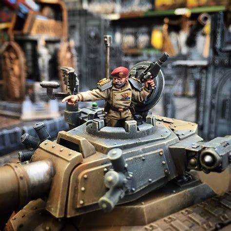 Imperial Guard Tank Commander Games Workshop Peinture