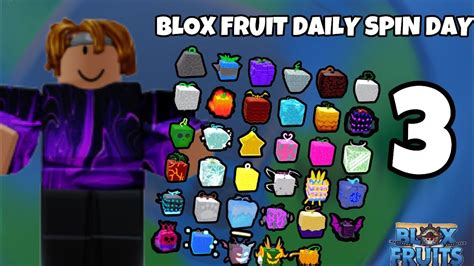 Blox Fruits Daily Spin Day 3 Youtube