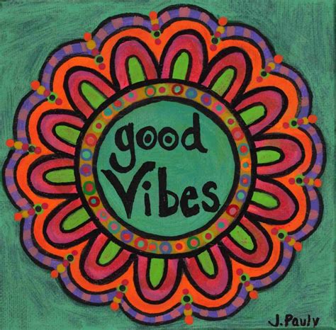 Good Vibes Art Good Vibes Print Hippie Art Hippie Vibes Etsy
