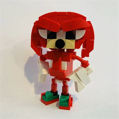 Knuckles The Echidna From Sonic The Hedgehog Custom Minifigure