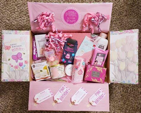 Care package! I'm tickled PINK it's your birthday | Happy birthday fun