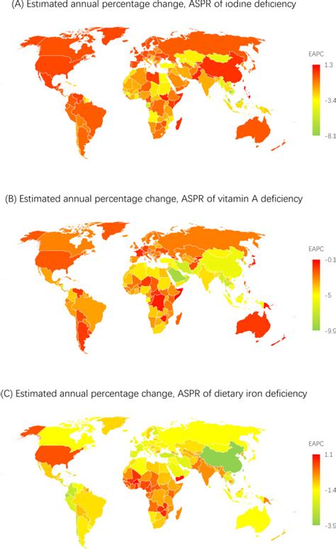 global regional and national burdens of common micronutrient deficiencies from 1990 to 2019 a