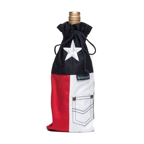 Texas state university gift shop. Texas State Flag Wine Bag | Bullock Museum Gift Shop