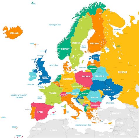 Regions Of Europe Worldatlas
