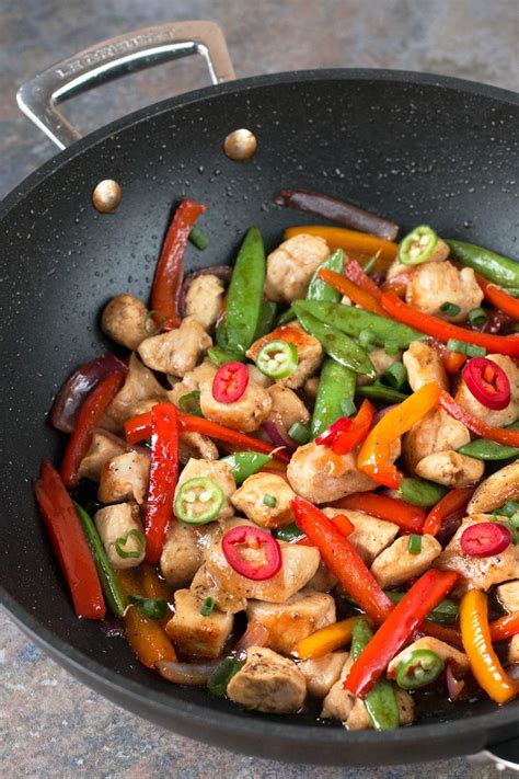 Sweet And Spicy Chicken Stir Fry Cookin With Mima