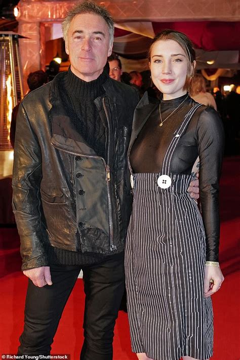 emma thompson s daughter gaia turns heads in a sheer top with dad greg wise at cirque du soleil
