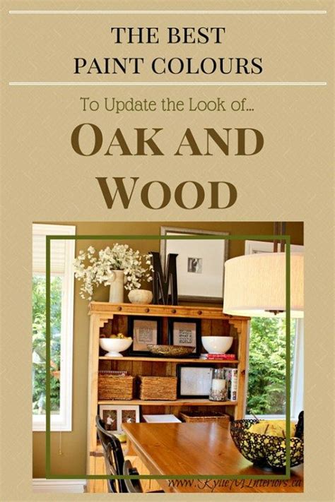 The color of the furniture usually has yellow undertones in it. The 16 Best Paint Colours To Go With Oak (or Wood): Trim ...