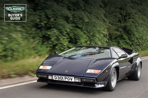 Lamborghini Countach Buyers Guide What To Pay And What To Look For