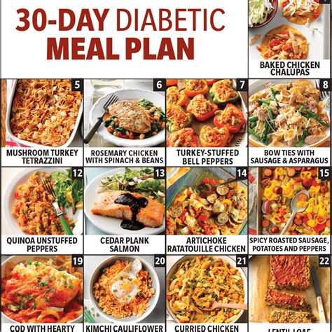 Printable 30 Day Heart Healthy Meal Plan Pdf