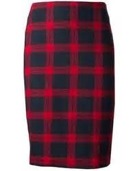 Green And Red Plaid Pencil Skirt Outfits 2 Ideas Outfits Lookastic