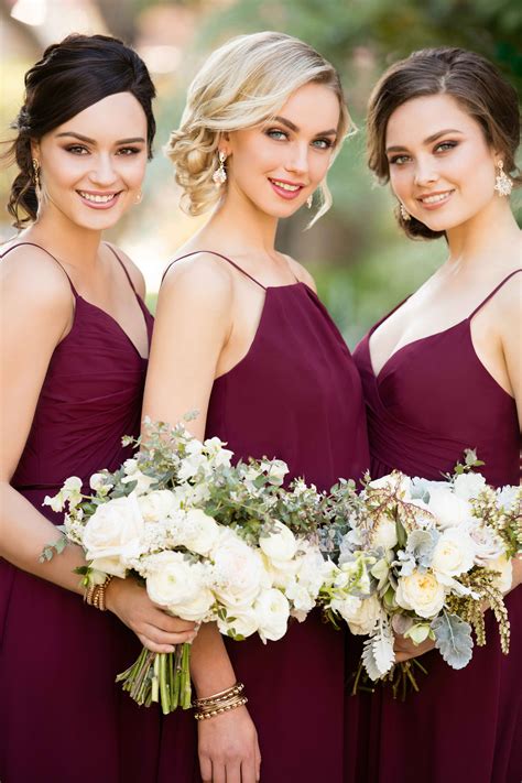 It's the perfect summer hairstyle (especially during this heat wave) and would look amazing on any bride or her bridesmaids, and the best part is that it's much simpler and easier than it looks to create. Trend We Love: Burgundy Bridesmaid Dresses
