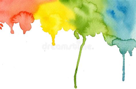 Watercolor Background Template Note Card Stock Illustration