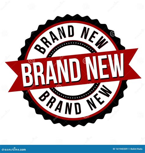 Brand New Label Or Sticker Stock Vector Illustration Of Announce